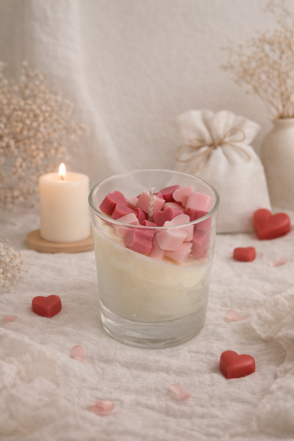 Vela aromática San Valentín